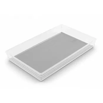 KIS Box Sistemo Οργανωτής 9 39 x 24 x 5 cm Διάφανο/Ανοιχτό γκρι