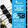 Galli RSB40100 Bass Guitar Strings - 4-String Set, Nickel Plated Steel, Round Wound, .040-.100, Long Scale