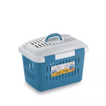 STEFANPLAST Μεταφορικό κουτί Midi Gulliver 45x33x33cm Λευκό/Μπλε