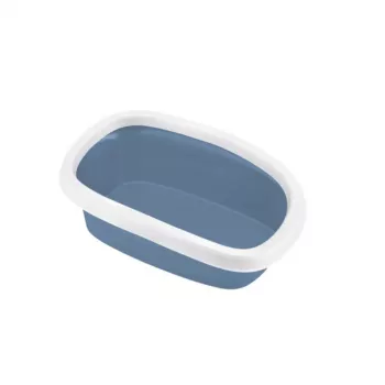 STEFANPLAST Sprint 10 Ανοιχτή τουαλέτα γάτας 43x31x14 cm Μπλε/Λευκό