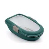 STEFANPLAST Τουαλέτα γάτας Furba Chic 59x39x22 cm Πράσινο/Ανοιχτό γκρι