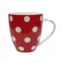 ASI COLLECTION Κούπα Dots 513 ml Κόκκινη με λευκές βούλες