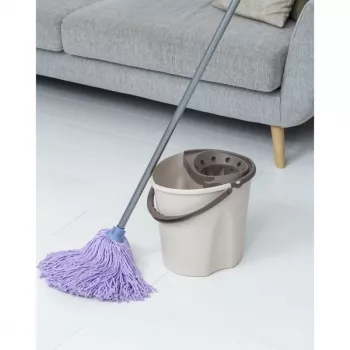 Tatay Ecohome Κάδος απορριμμάτων 12 L με κουμπί πίεσης, Γκρι (151104106)