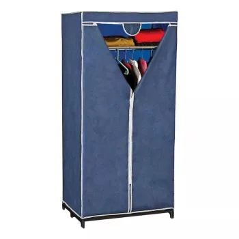 ORDINETT Armadio Jolly 75x50x160cm Μπλε ντουλάπα αποθήκευσης
