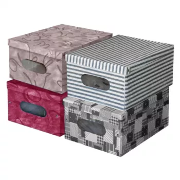 ORDINETT βινυλίου πτυσσόμενο κουτί 50x40x25cm Marilyn Box ασορτί