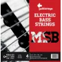 Galli MSB40105 Magnesium Steel Bass Guitar Strings 4-String Set .040-.105 Long Scale