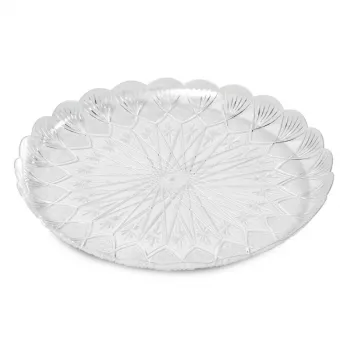 GUARDINI Easy Bake πλαστικά ταψιά διαφανή σετ 2 τεμ. Ø33cm