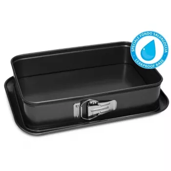 Guardini Gardenia ορθογώνια φόρμα ψησίματος 19x28x7 cm αντικολλητική επικάλυψη χάλυβας άνθρακα