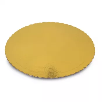 GUARDINI Easy Bake χάρτινες φόρμες κέικ χρυσές 32 cm 2 τεμ.