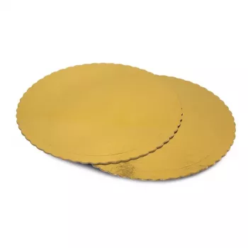 GUARDINI Easy Bake χάρτινες φόρμες κέικ χρυσές 32 cm 2 τεμ.