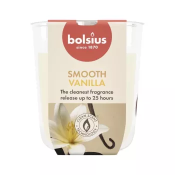 BOLSIUS True Scents Βανίλια Αρωματικό κερί σε γυάλινο βάζο, Ø80x73 mm
