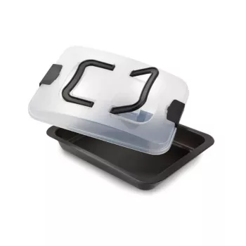 GUARDINI Bake Away Ορθογώνιο ταψί με καπάκι μεταφοράς 32 x 24 x 4,7 cm