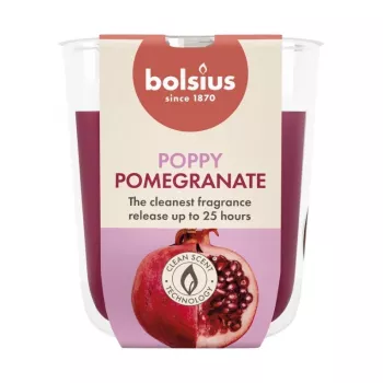 BOLSIUS True Scents Αρωματικό κερί σε γυάλινο βάζο Ρόδι Ø80x73mm