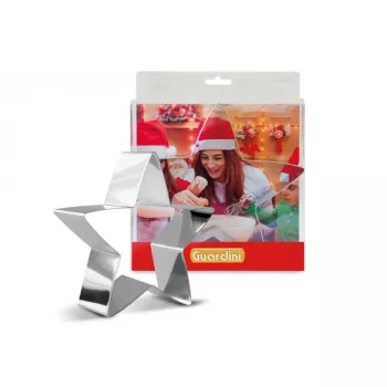 GUARDINI Φόρμα κέικ αστέρι των Χριστουγέννων 20 x 20 cm Αντικολλητική φόρμα ψησίματος από χάλυβα άνθρακα