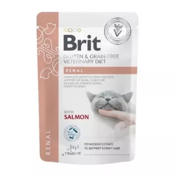 BRIT VD Renal Cat Pouch - Υγρή τροφή για γάτες - 12x85g