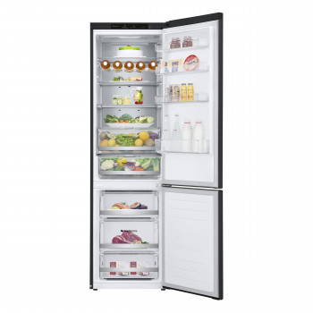 LG GBB92MCBAP Freestanding Fridge-Freezer Combination, 384 L, Total No Frost, Matte Black