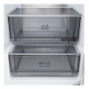 LG GBBS525APY Bottom Freezer Refrigerator, 375 L Total No Frost, Silver