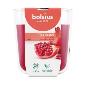 BOLSIUS True Scents ρόδι αρωματικό κερί σε γυαλί Ø97x85mm