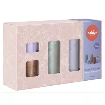 BOLSIUS Funky Freshness Lavender σετ δώρου - 5 τεμ. συλλογή μπάνιου & σώματος