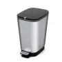 KIS κάδος απορριμμάτων με πεντάλ Bucket Metallic Chic M 25L χάλυβας
