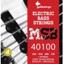 Galli MSB-40100 S Super Bright Bass Guitar Strings - 4-String Set, Nickel Plated Steel, Roundwound, .040-.100, Long Scale