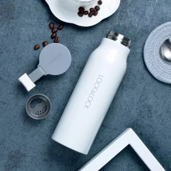 LOCKNLOCK Θερμός ποτήρι Name 500ml Λευκό