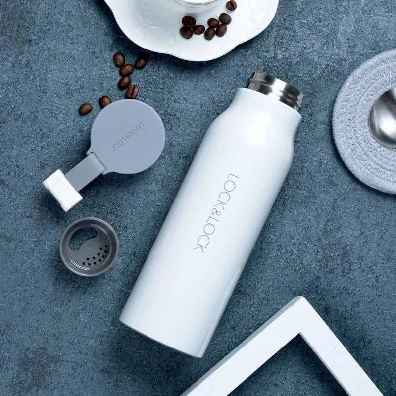 LOCKNLOCK Θερμός ποτήρι Name 500ml Λευκό