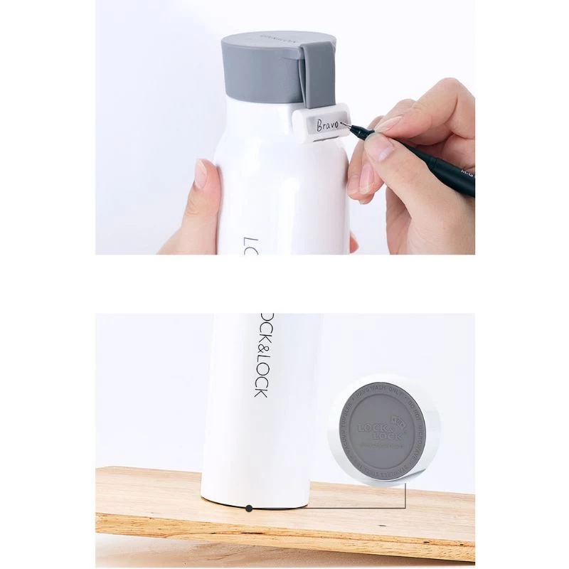 LOCKNLOCK Θερμός ποτήρι Name 500ml Λευκό