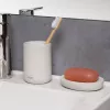TATAY Soft Ceramic Θήκη οδοντόβουρτσας, λευκό