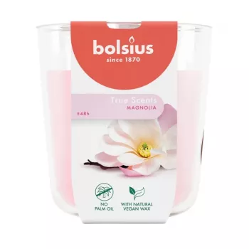 BOLSIUS True Scents Αρωματικό κερί σε γυαλί - Magnolia, Ø97x85 mm