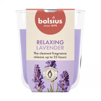 BOLSIUS True Scents Λεβάντα Αρωματικό κερί σε γυαλί Ø80x73mm