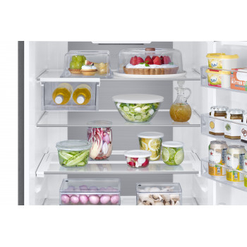 Samsung RB53DG706AS9EF Ελεύθερη Ψυγειοκαταψύκτης 203 cm Ύψος Ενεργειακή κλάση A Ασημί