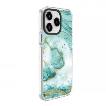 Evelatus Θήκη PC+TPU για Apple iPhone 15 Pro με MagSafe – Μπλε μάρμαρο