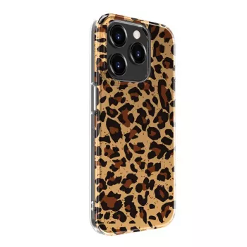 Evelatus Θήκη πολυανθρακικού για Apple iPhone 15 Pro Σχέδιο λεοπάρδαλης