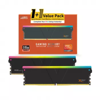 V-Color Manta XSky RGB 16GB DDR5-6000 CL30 EXPO μονάδα μνήμης, μαύρο