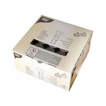PAPSTAR Ρεσό Λευκό 100 τεμ., διάμετρος 38 mm, διάρκεια καύσης 4 ώρες, αρωματισμένο κερί παραφίνης