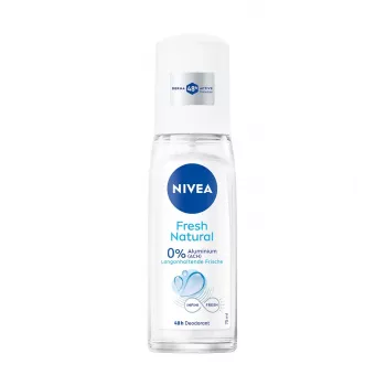 NIVEA Fresh Natural Αποσμητικό Σπρέι 75 ml | Φυσικό αποσμητικό χωρίς αλουμίνιο
