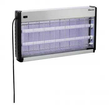Bartscher IV-65 Ηλεκτρική Παγίδα Εντόμων, 2x15 W Λαμπτήρες UV-A, κάλυψη 150 m², πλέγμα 2500 V, Επιτοίχια/Ελεύθερη τοποθέτηση, Αλουμίνιο/Πλαστικό