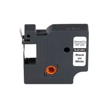 G&G συμβατή μελανοταινία ετικετών 9mm x 7m μαύρο σε λευκό για Dymo D1 40913