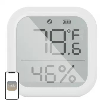 MOES ZSS-KB-TH-LF-C ZigBee LCD Αισθητήρας θερμοκρασίας και υγρασίας