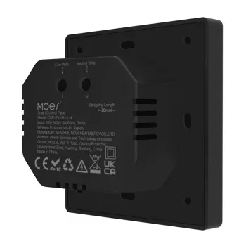 MOES CCP-TY-LN Wi-Fi/ZigBee Πίνακας ελέγχου με οθόνη LCD 4 ιντσών