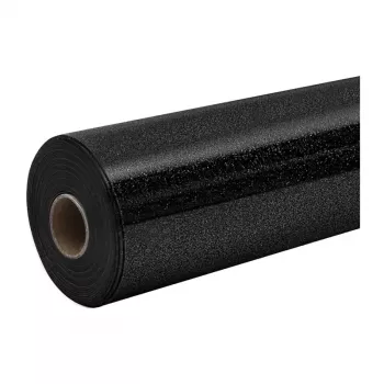 HTVRONT Glitter Flex Film, 30,5 cm x 90 cm (μαύρο)