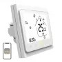 MOES BHT-002 Wi-Fi LCD Έξυπνος θερμοστάτης θέρμανσης νερού, οθόνη αφής, έλεγχος μέσω app & φωνής, λευκό