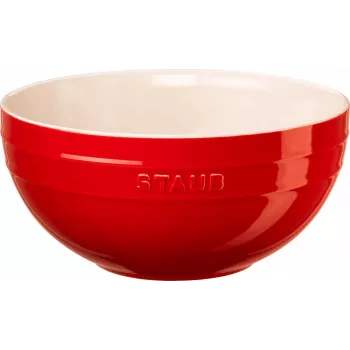 STAUB Στρογγυλή πιατέλα σερβιρίσματος 24 cm, κερασί