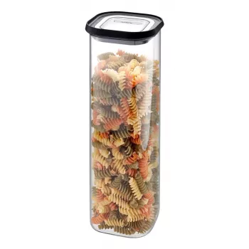 GEFU PANTRY Ορθογώνιο δοχείο 2,5 L μαύρο, διαφανές 1 τεμ.