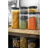 GEFU PANTRY Ορθογώνιο δοχείο 2,5 L μαύρο, διαφανές 1 τεμ.