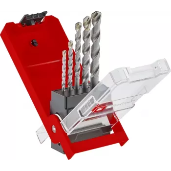 Einhell 38050 Σετ τρυπανιών μπετόν με μύτη καρβιδίου, 5 τεμ. (4-10 mm)