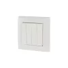 Eaton xComfort RF Ασύρματος επιτοίχιος διακόπτης με 4 πλήκτρα, με μπαταρία, καθαρό λευκό (173413)