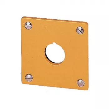 Eaton M22-EY1 Πλάκα στήριξης, Κίτρινο, Αλουμίνιο, IP65, 72 x 72 mm 216542
