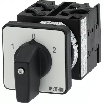 Eaton T0-4-8441/E 3-πολικός διακόπτης ON-OFF με έκκεντρο, 20A, 690V, IP65, Μαύρο/Λευκό 043595